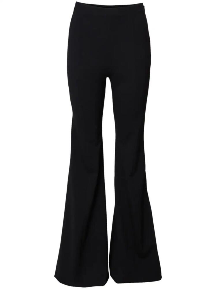 Carolina Herrera high-waist flared trousers - Black Cover