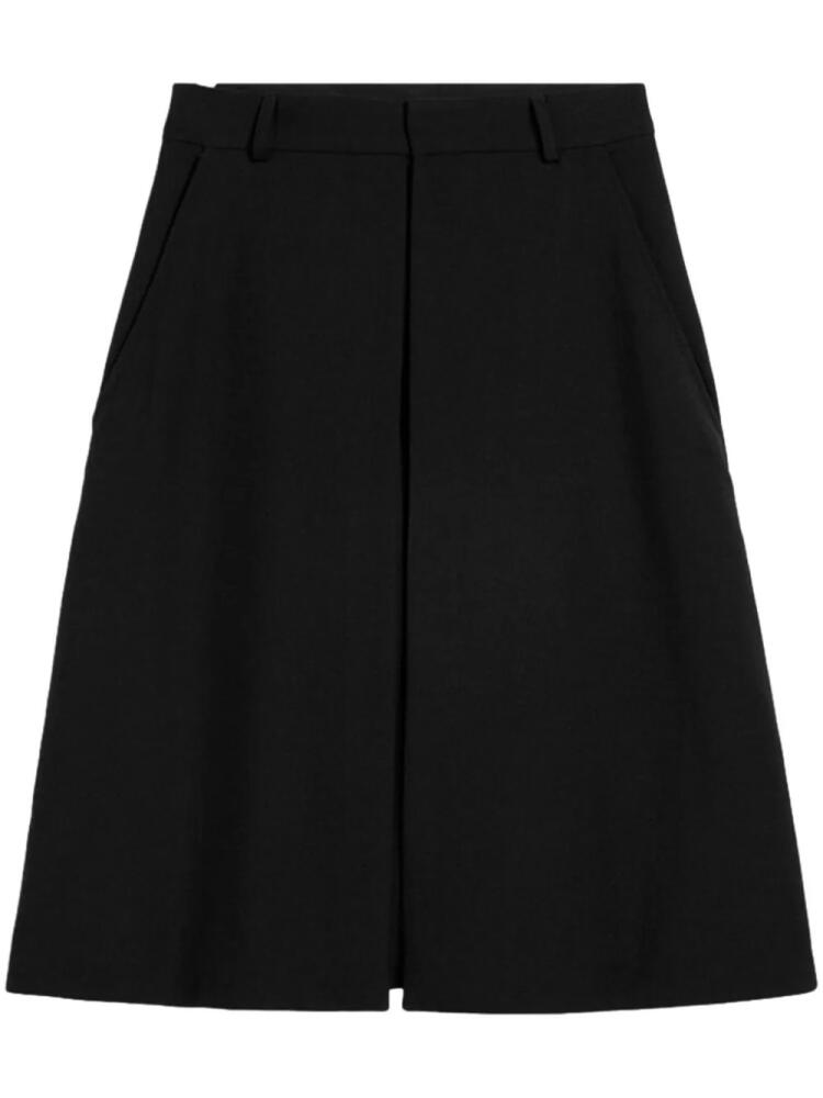 AMI Paris paneled knee-length shorts - Black Cover