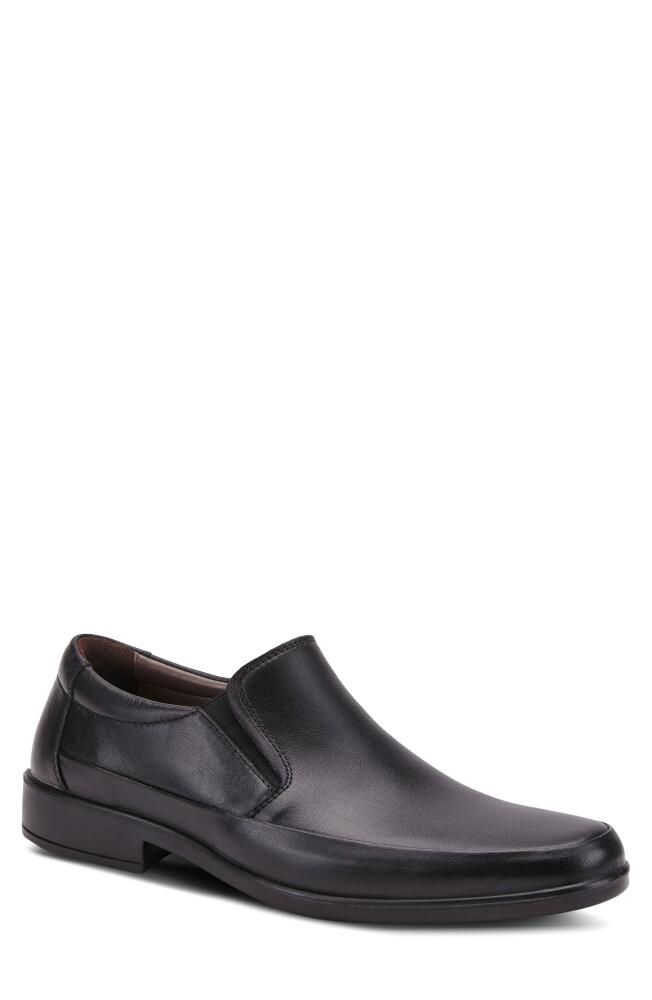 Spring Step Felix Leather Loafer in Black Cover