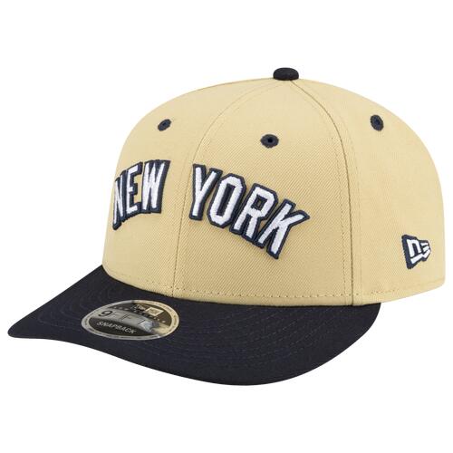 New Era Yankees Felt 9FIFTY Cap - Adult Tan/Navy Cover