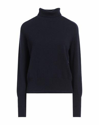 Victoria Beckham Woman Turtleneck Midnight blue Lambswool Cover