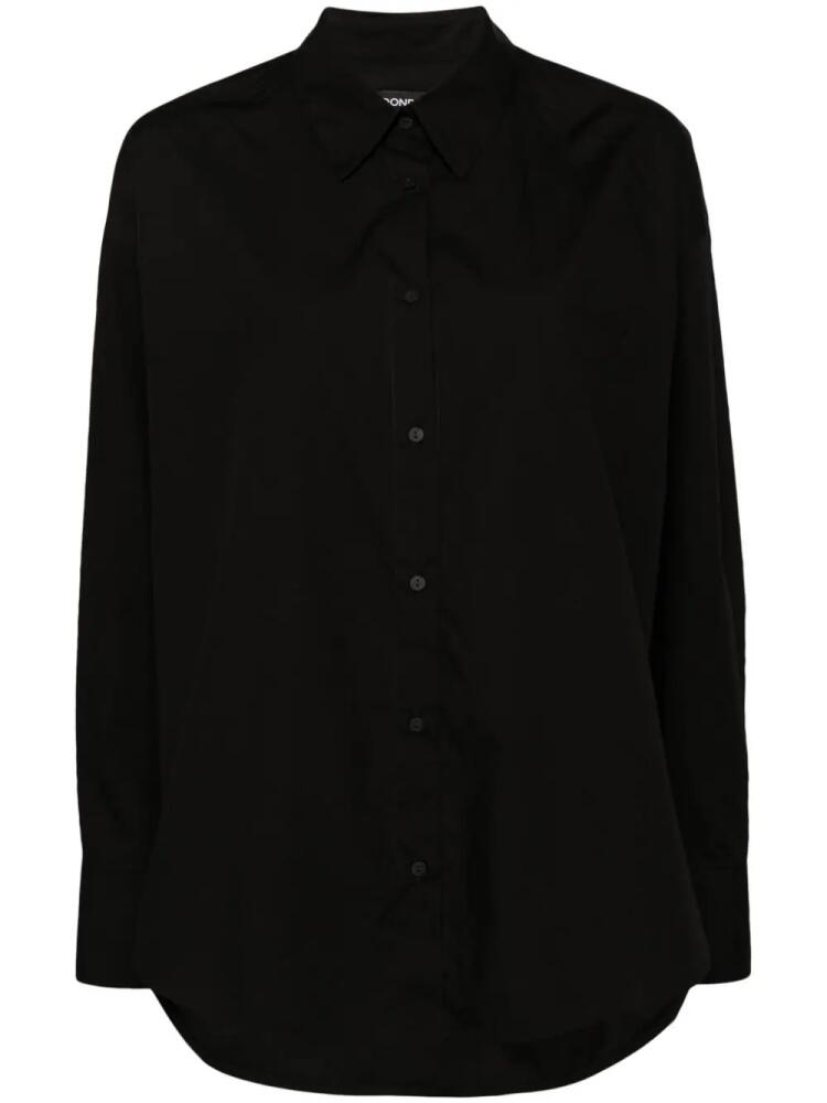 DONDUP long-sleeve cotton shirt - Black Cover