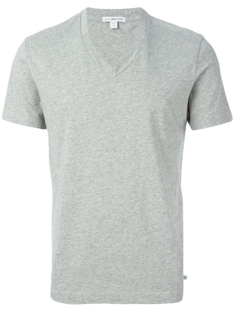 James Perse V-neck T-shirt - Grey Cover