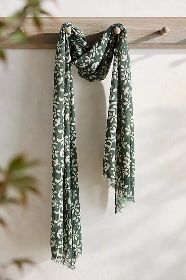 Terrain Happy Floral Wool Scarf Cover