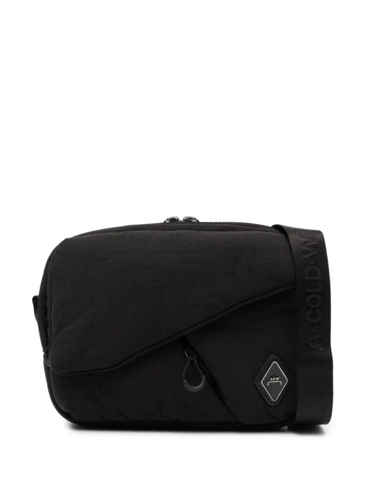 A-COLD-WALL* Diamond padded messenger bag - Black Cover