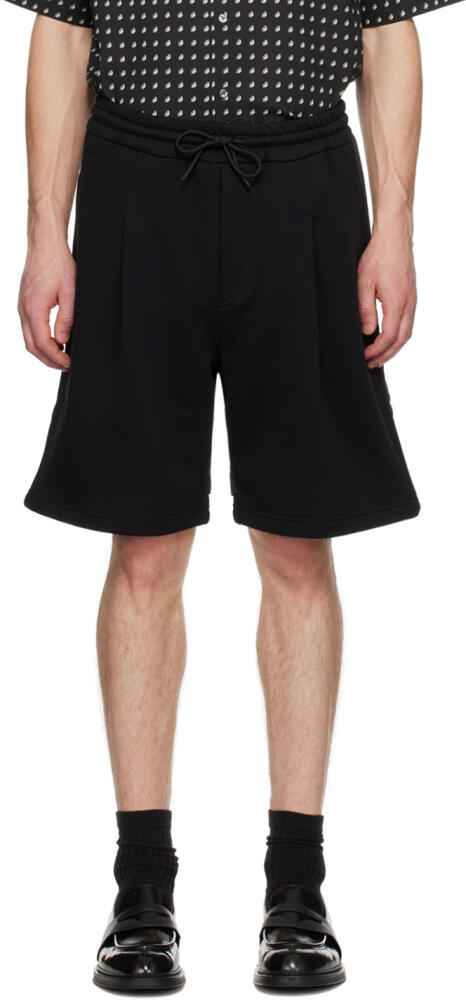 Emporio Armani Black Layered Shorts Cover