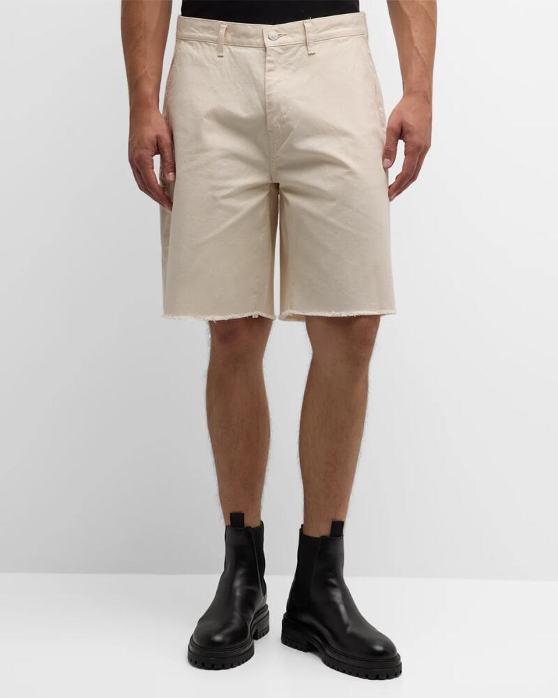 John Elliott Men's Cutoff Canvas Work Shorts Cover