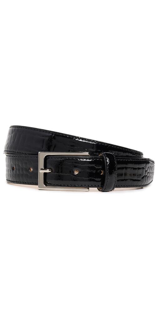 Aureum No. 5 Crocodile Embossed Belt Black Cover