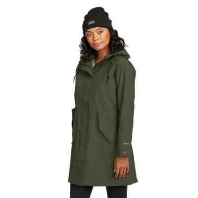 Eddie Bauer Women's Port Townsend Trench Coat Cover