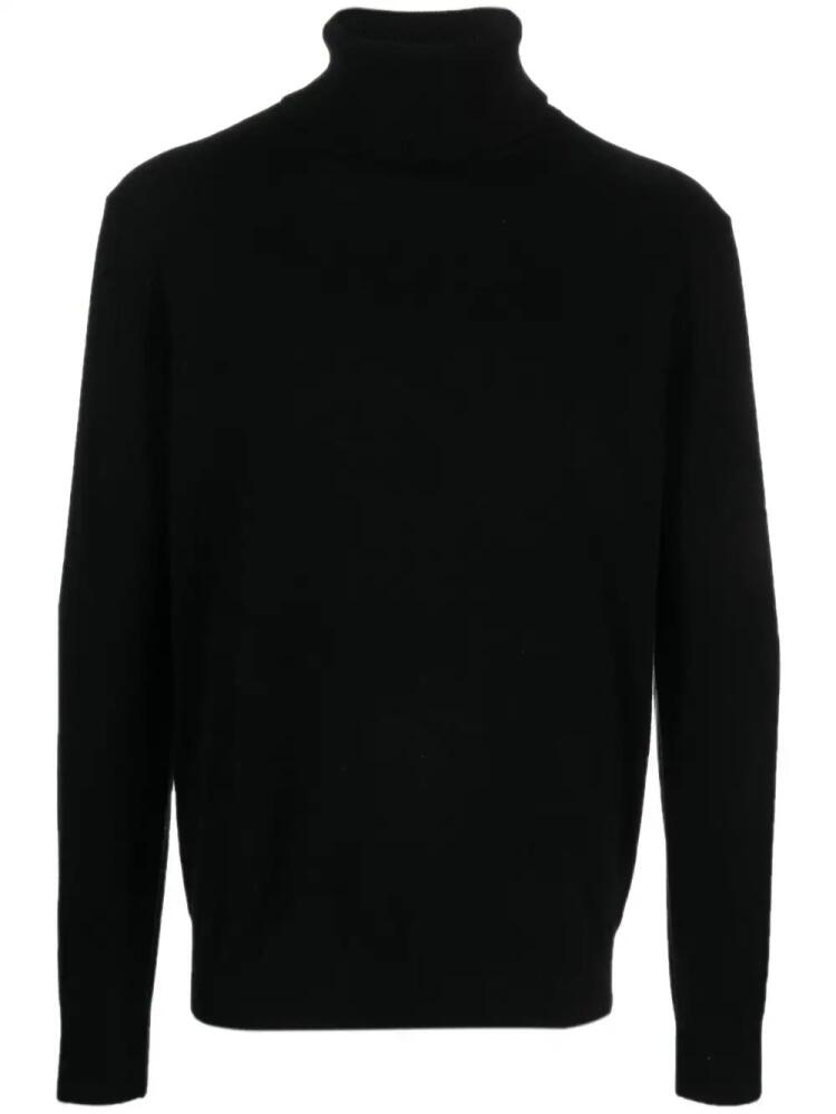 DONDUP roll-neck fine-knit jumper - Black Cover