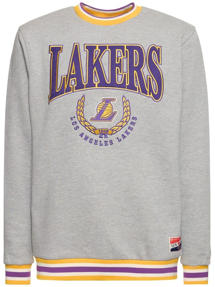 NEW ERA Los Angeles Lakers Crewneck Sweatshirt Cover