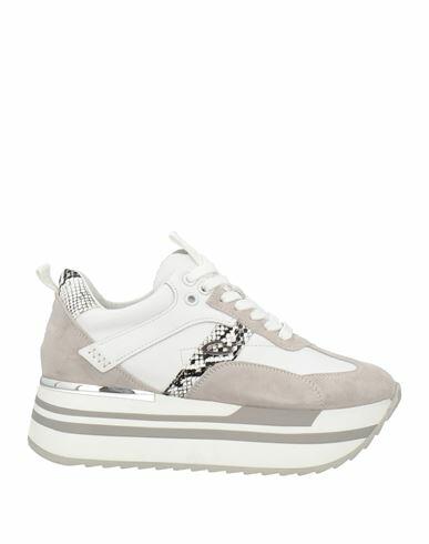 Alberto Guardiani Woman Sneakers Light grey Soft Leather Cover