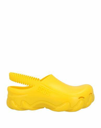 Gcds Man Mules & Clogs Yellow Rubber Cover