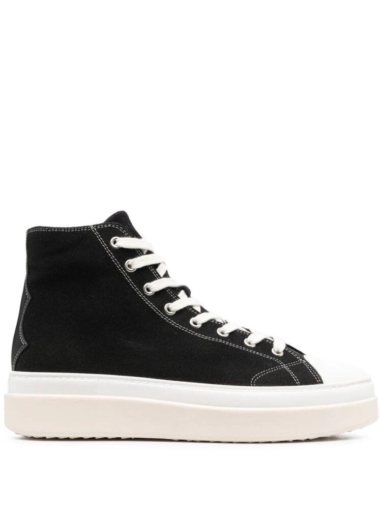 MARANT lace-up hi-top sneakers - Black Cover