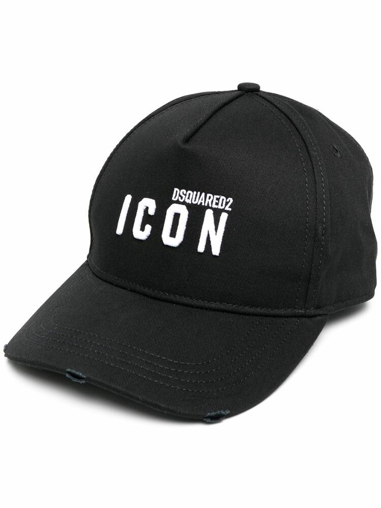 DSQUARED2 embroidered-logo baseball cap - Black Cover