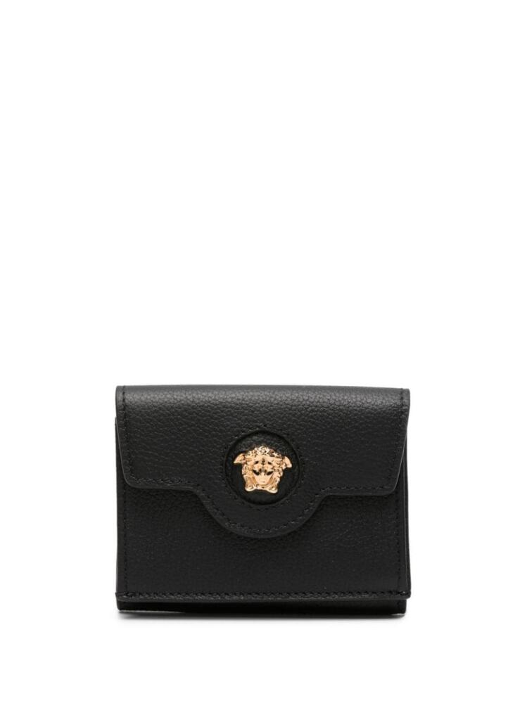 Versace La Medusa leather wallet - Black Cover