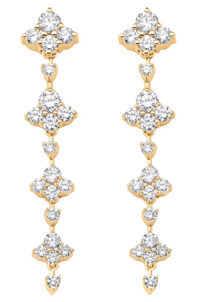 Sara Weinstock Dujour Diamond Linear Drop Earrings in Yellow Gold Cover