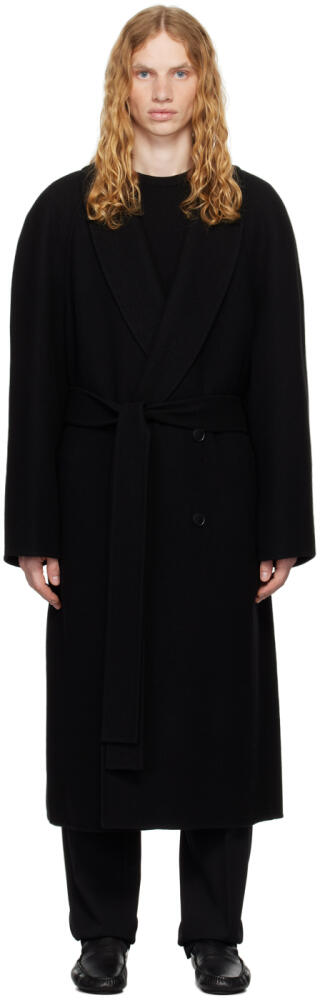 The Row Black Ferro Coat Cover