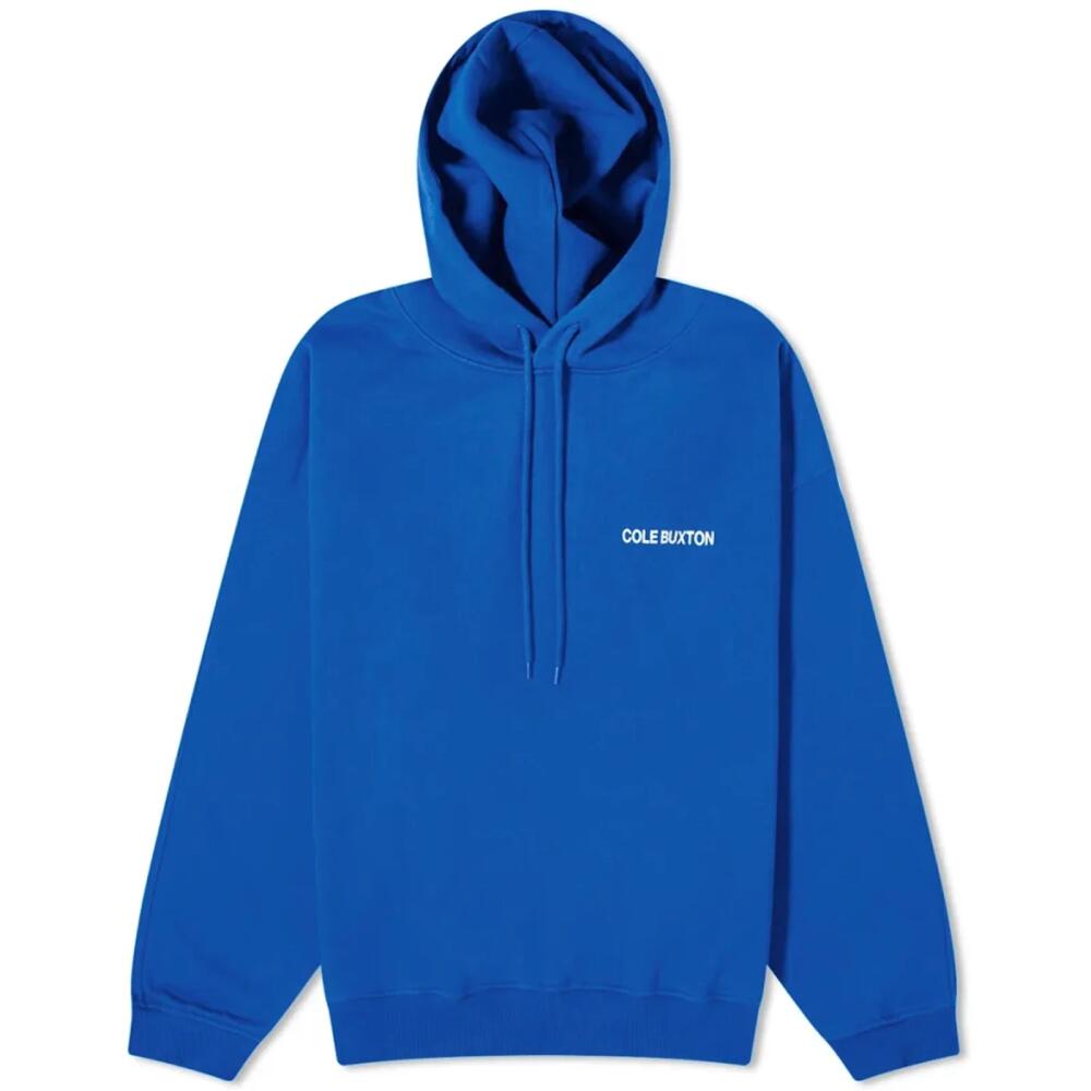 Cole Buxton Men's Sportswear Hoodie in Cobalt Blue Cover