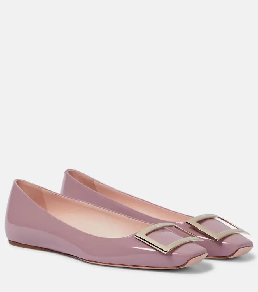 Roger Vivier Trompette patent leather ballet flats Cover