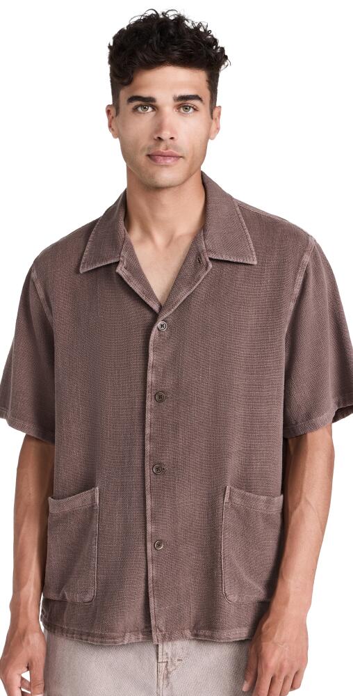 Our Legacy Elder Shirt Brown Sparse Panama Cover