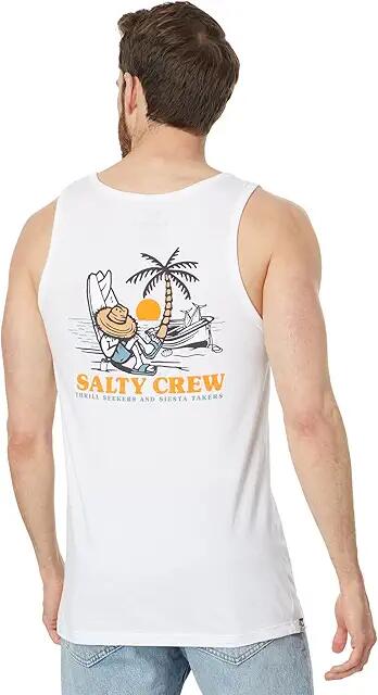 Salty Crew Siesta Tank (White) Men's Clothing Cover