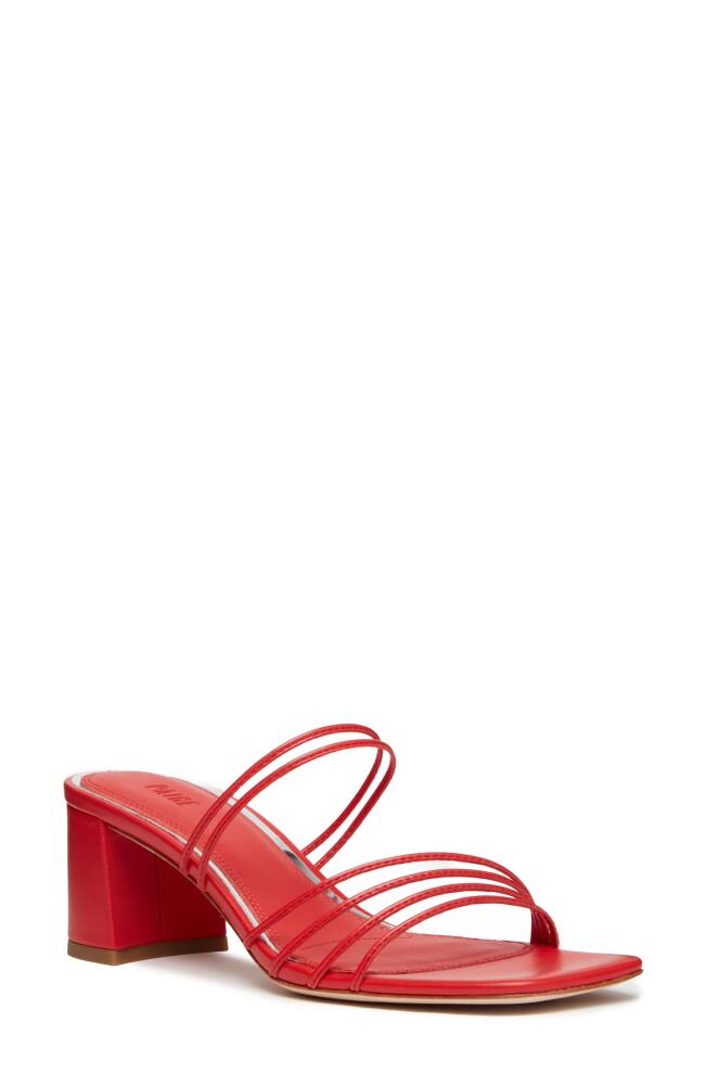 PAIGE Esme Slide Sandal in Candy Red Cover