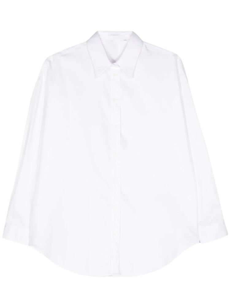 Cenere GB plain cotton shirt - White Cover