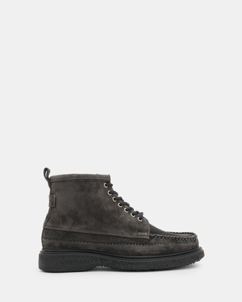 AllSaints Gibbs Mocassin Suede Boots Cover