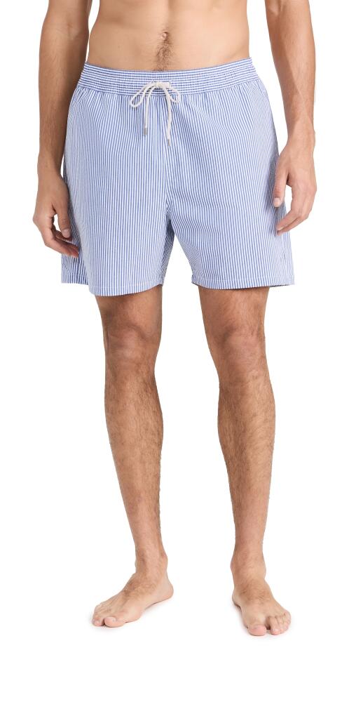 Polo Ralph Lauren Seersucker Swim Shorts Blue Cover