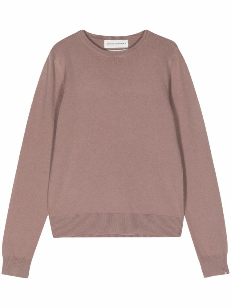 extreme cashmere Nº41 Body crew-neck jumper - Pink Cover