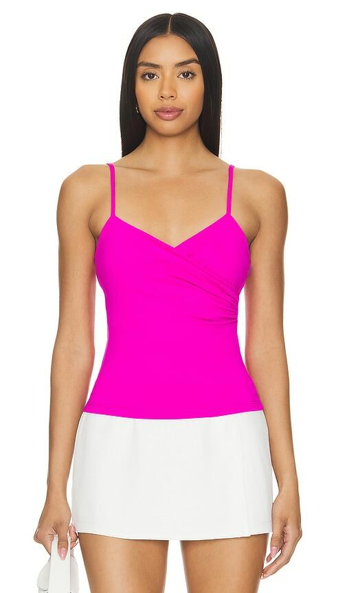 Susana Monaco String Wrap Top in Fuchsia Cover