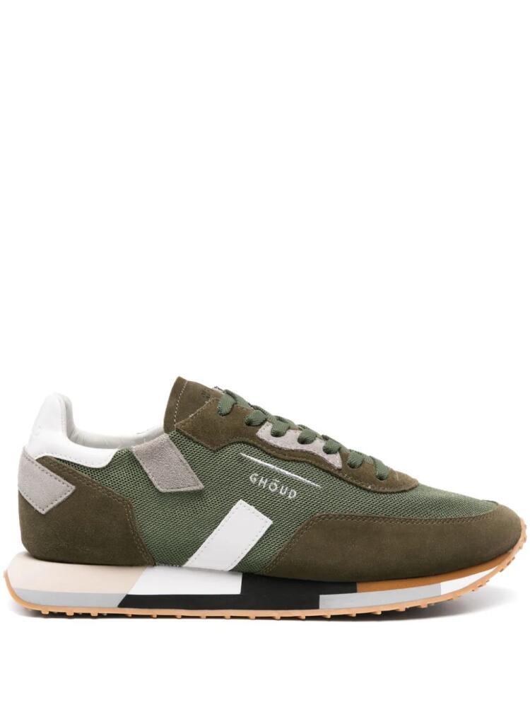 GHŌUD Rush multi-panelled sneakers - Green Cover