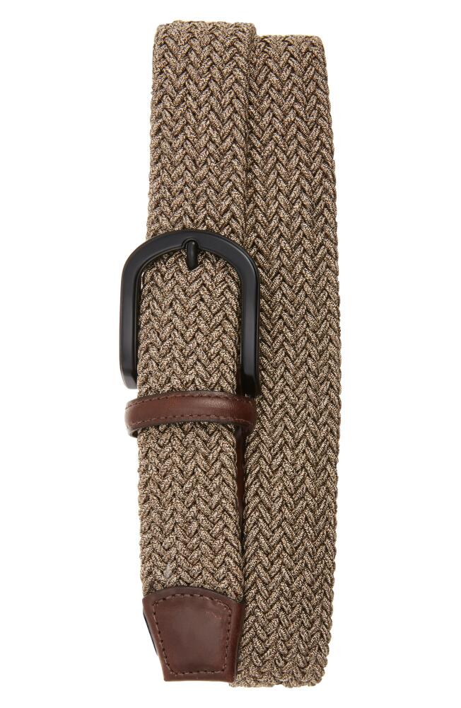 Torino Braided Mélange Belts in Khaki Cover