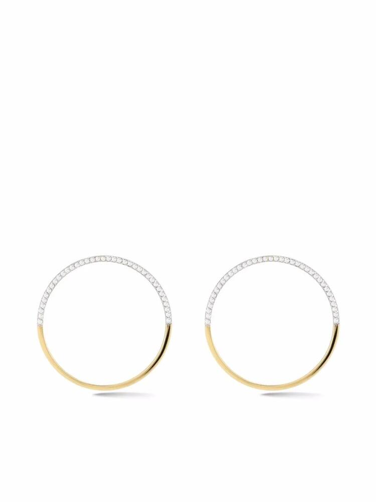 Mateo 14kt yellow gold large halfmoon earrings Cover