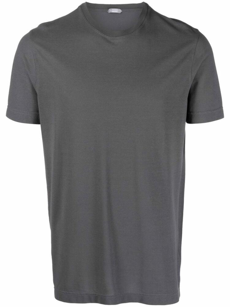 Zanone round-neck short-sleeve T-shirt - Grey Cover