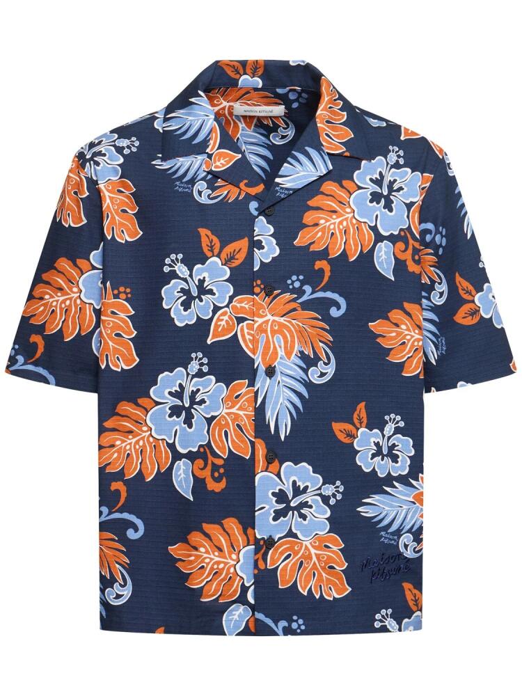 MAISON KITSUNÉ Resort Printed Cotton Shirt Cover