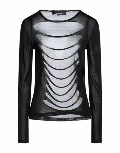 Versace Woman Sweater Black Viscose Cover