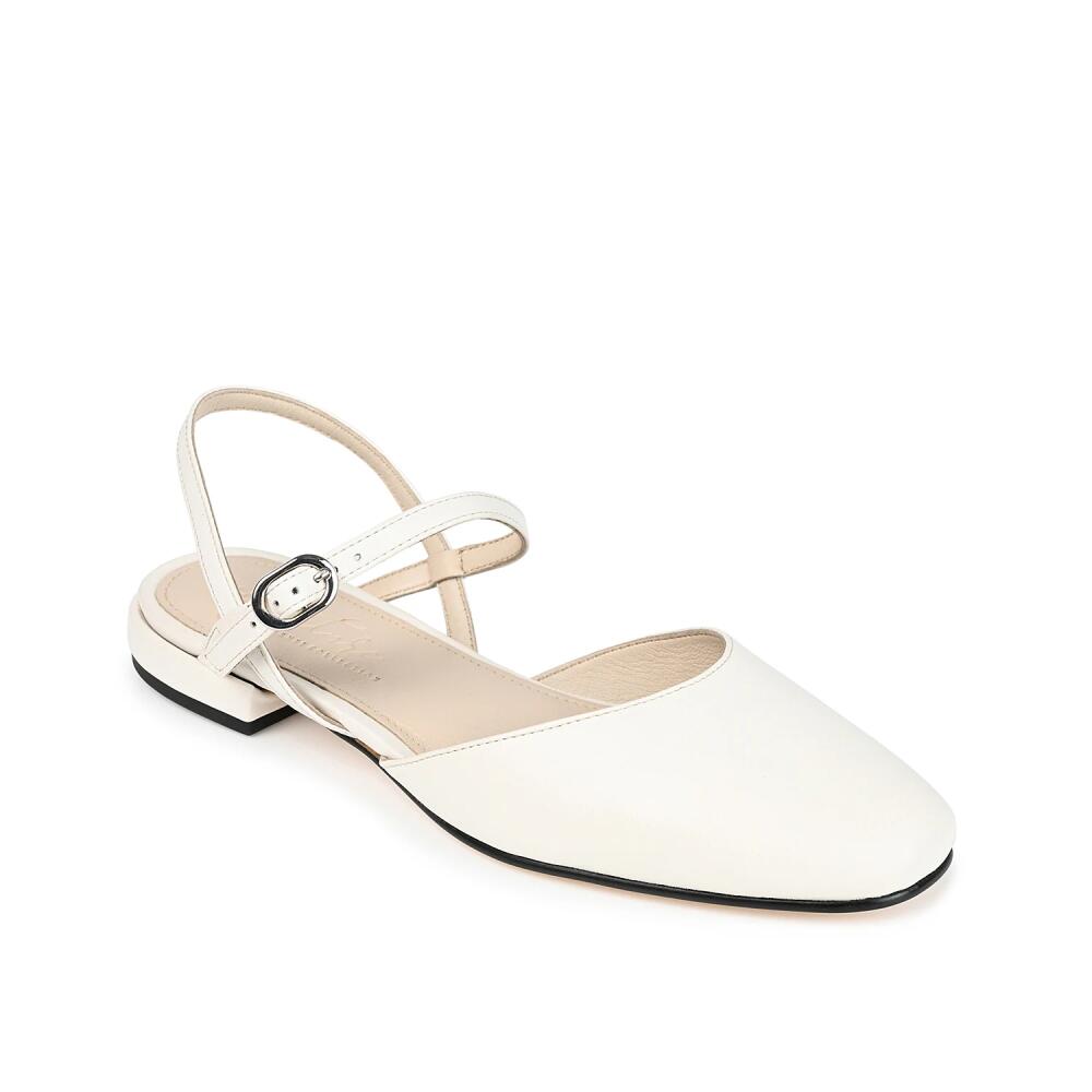 Journee Signature Amannda Flat | Women's | White Cover