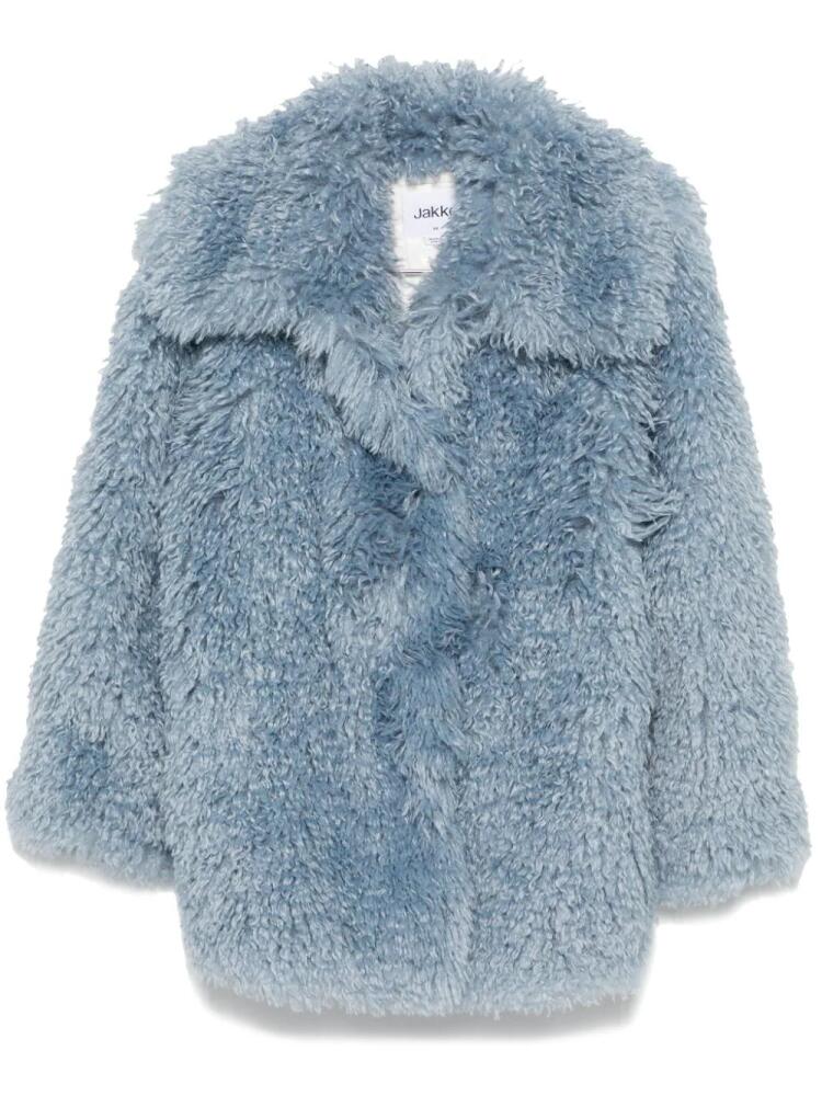 Jakke Shaggy coat - Blue Cover