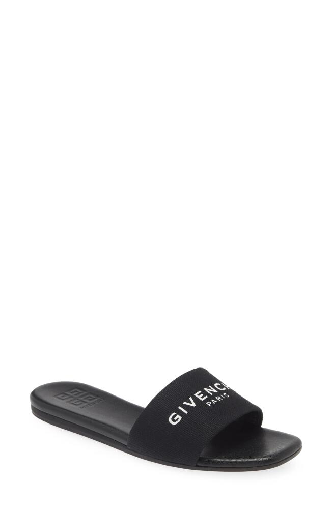 Givenchy 4G Flat Slide Sandal in Black Cover