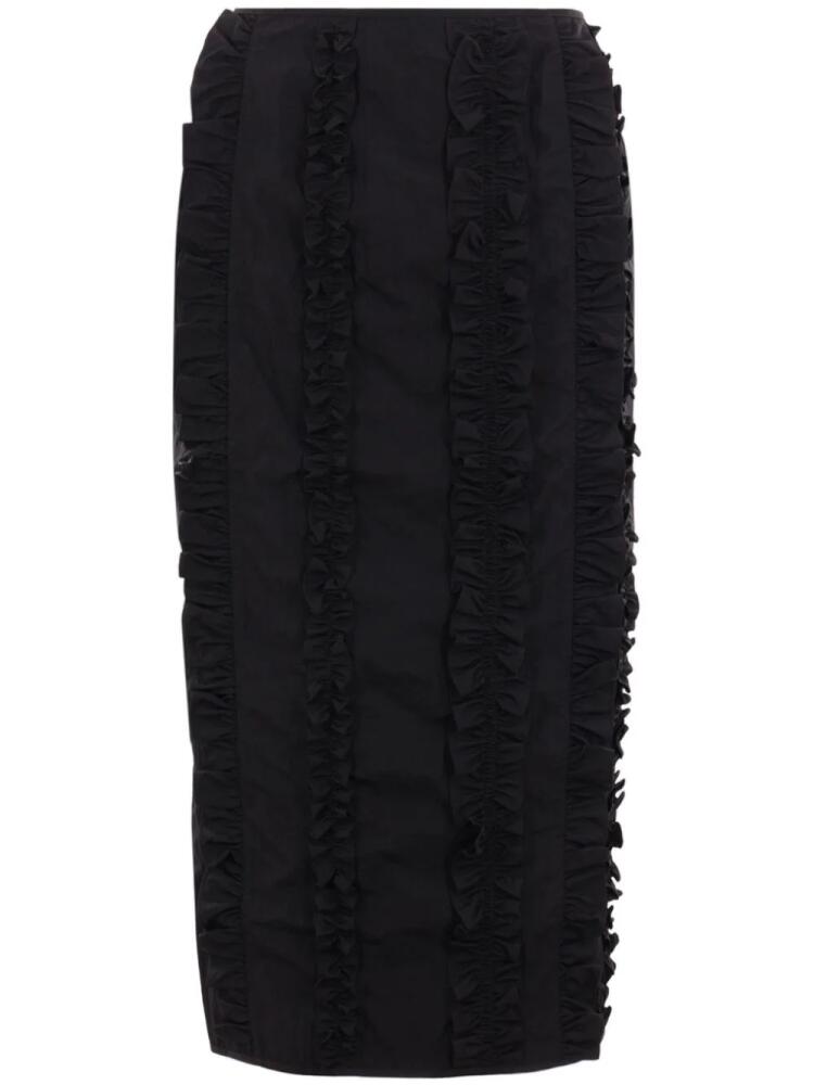 Cecilie Bahnsen Ocean midi skirt - Black Cover