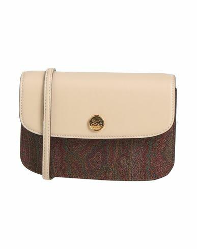 Etro Woman Cross-body bag Beige Leather Cover