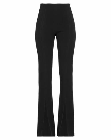 Amen Woman Pants Black Polyester, Viscose, Elastane Cover