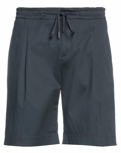 Hōsio Man Shorts & Bermuda Shorts Midnight blue Cotton, Elastane Cover