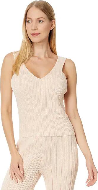 Eberjey Organic Cotton Sweater Rib Tank (Peach Parfait) Women's Pajama Cover