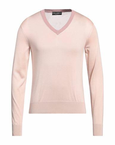 Dolce & gabbana Man Sweater Pink Silk Cover