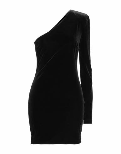 Patrizia Pepe Sera Woman Mini dress Black Polyester, Elastane Cover