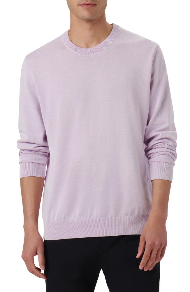 Bugatchi Mélange Cotton Sweater in Lavender Cover