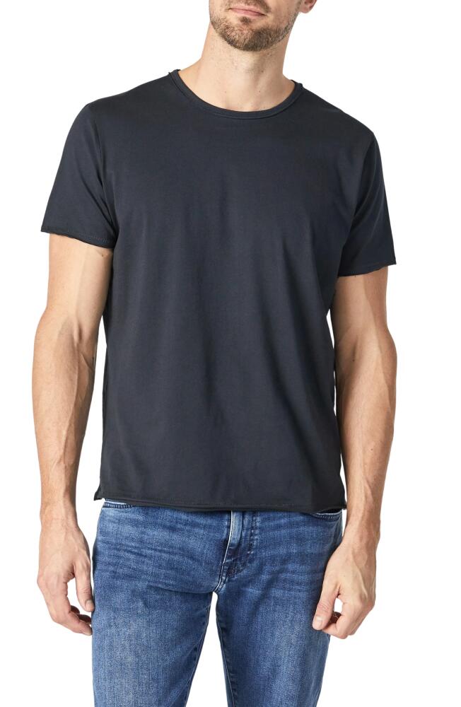 Mavi Jeans Raw Edge Cotton T-Shirt in Black Cover